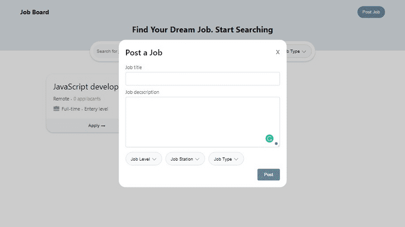 Submit a new job